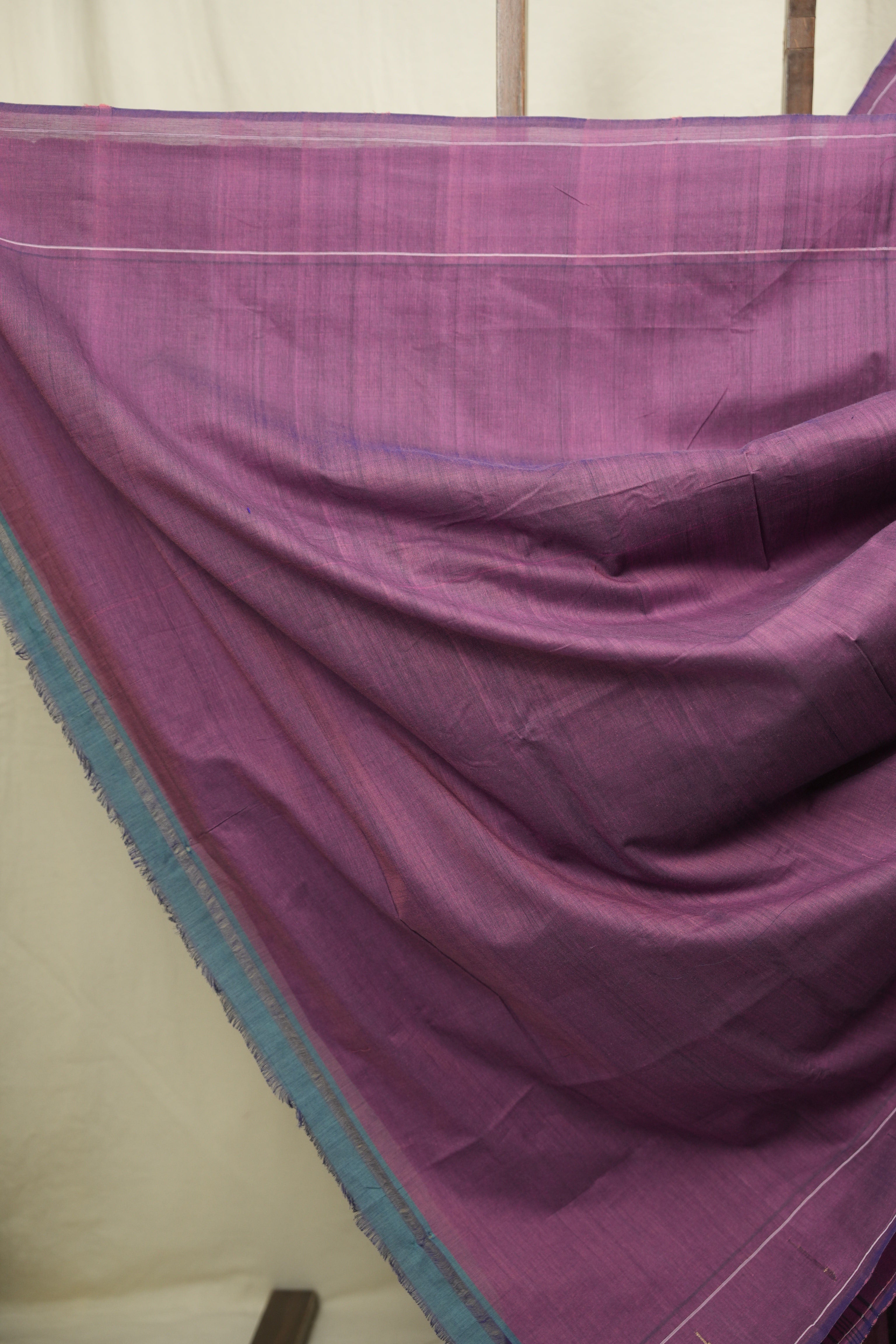 Plum Cotton Paithani Saree - SRPCPS774