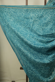 Rama Green HBP Cotton Silk Saree With Chanderi Border - SRRGCSS1793