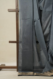 Grey Maheshwari Saree - SRGMS896