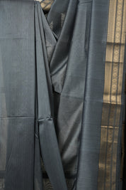 Grey Maheshwari Saree - SRGMS896