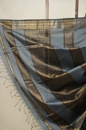 Grey Maheshwari Saree - SRGMS896