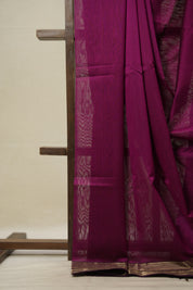 Magenta Maheshwari Saree - SRMMS895
