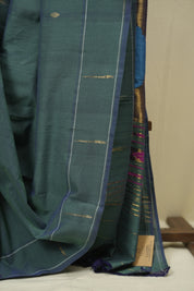 Dual Tone Cotton Paithani Saree - SRDTGCPS776