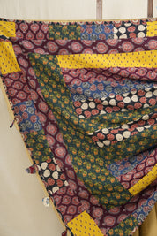 Beige Cotton Patchwork Saree - SRBCPWS168