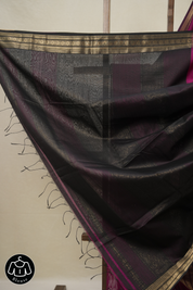 Magenta Maheshwari Saree - SRMMS895