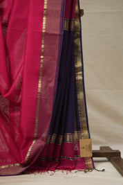 Pink Maheshwari Saree - SRPMS894