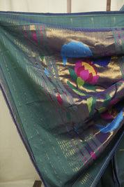 Dual Tone Cotton Paithani Saree - SRDTGCPS776