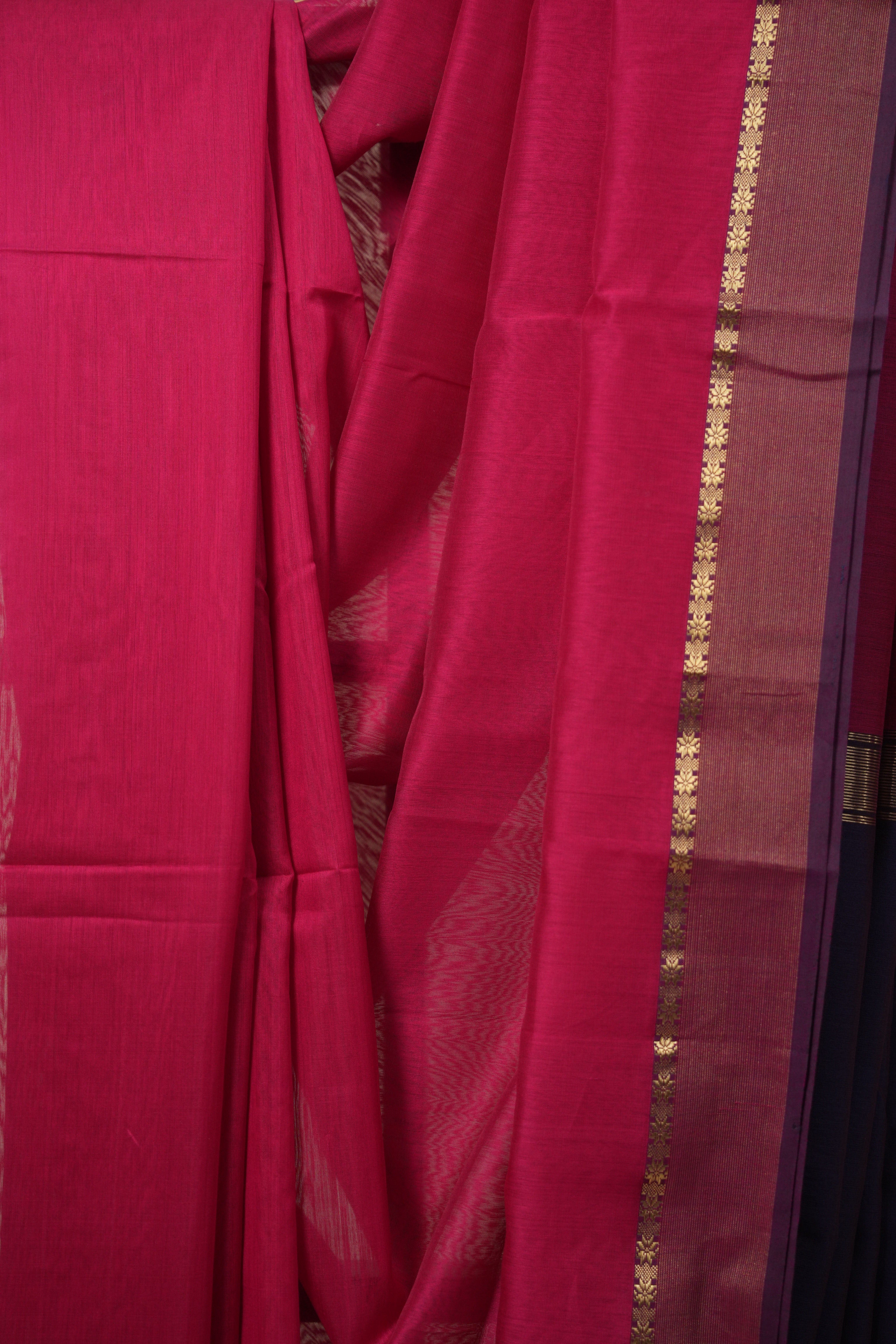 Pink Maheshwari Saree - SRPMS894