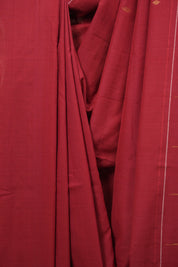 Red Cotton Paithani Saree - SRRCPS777
