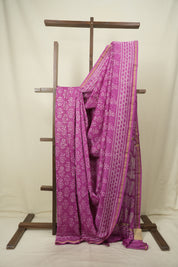 Light Pink HBP Cotton Silk Saree With Chanderi Border - SRLPCSS1790