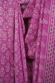 Light Pink HBP Cotton Silk Saree With Chanderi Border - SRLPCSS1790