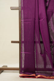 Purple Maheshwari Saree - SRPMS939