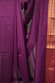 Purple Maheshwari Saree - SRPMS939