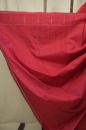Tomato Red Cotton Paithani Saree - SRTRCPS780