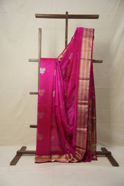 Rani Lotus Buttas Chanderi Sarees Saree - SRRLBCSS438