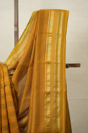 Green-Yellow Maheshwari Saree - SRGYMS892