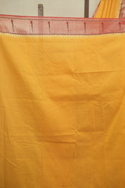 Yellow Cotton Paithani Saree - SRYCPS822