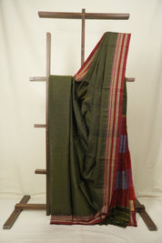 Moss Cotton IIkal Saree - SRMCIS1102