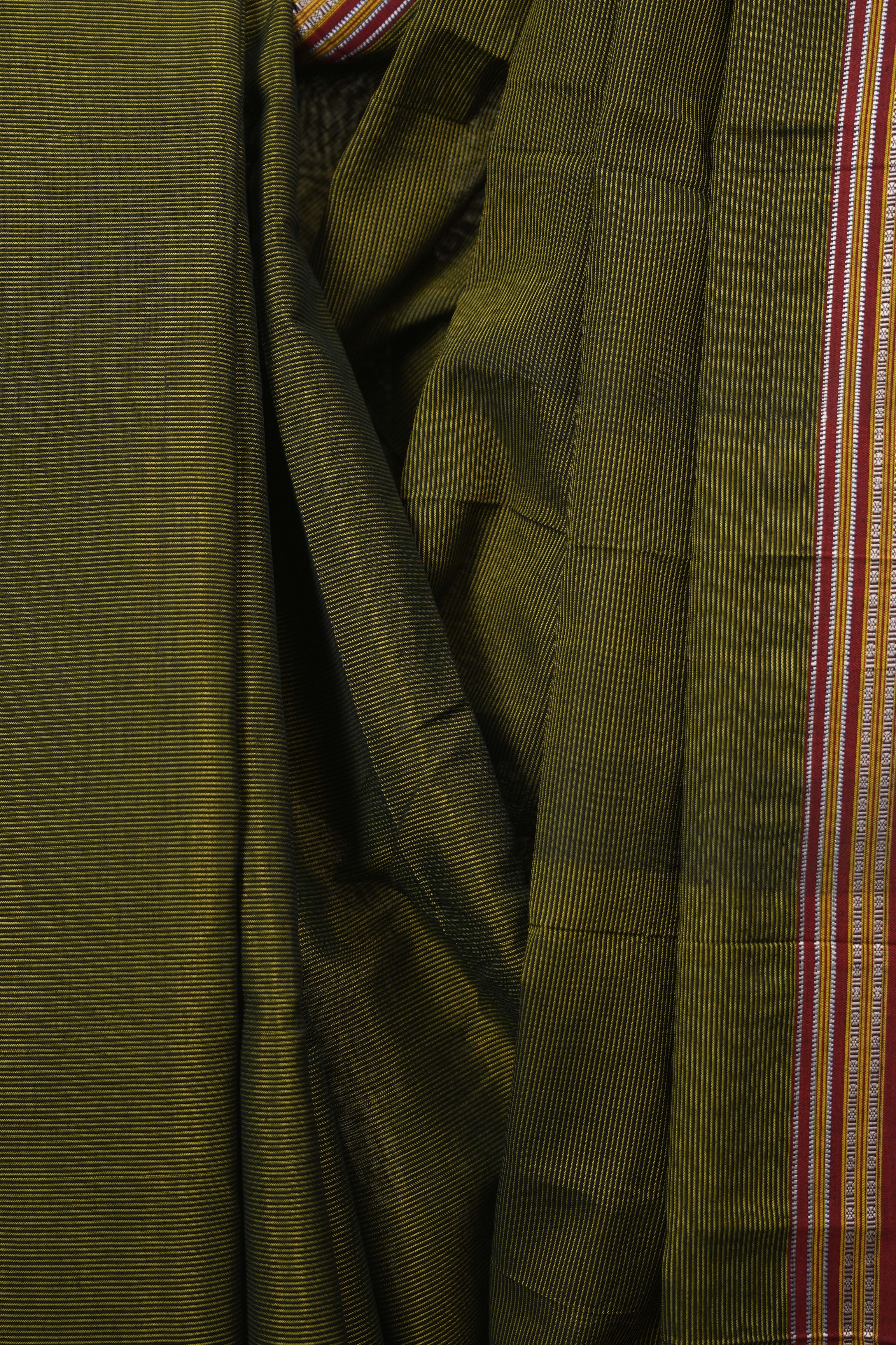 Moss Cotton IIkal Saree - SRMCIS1102
