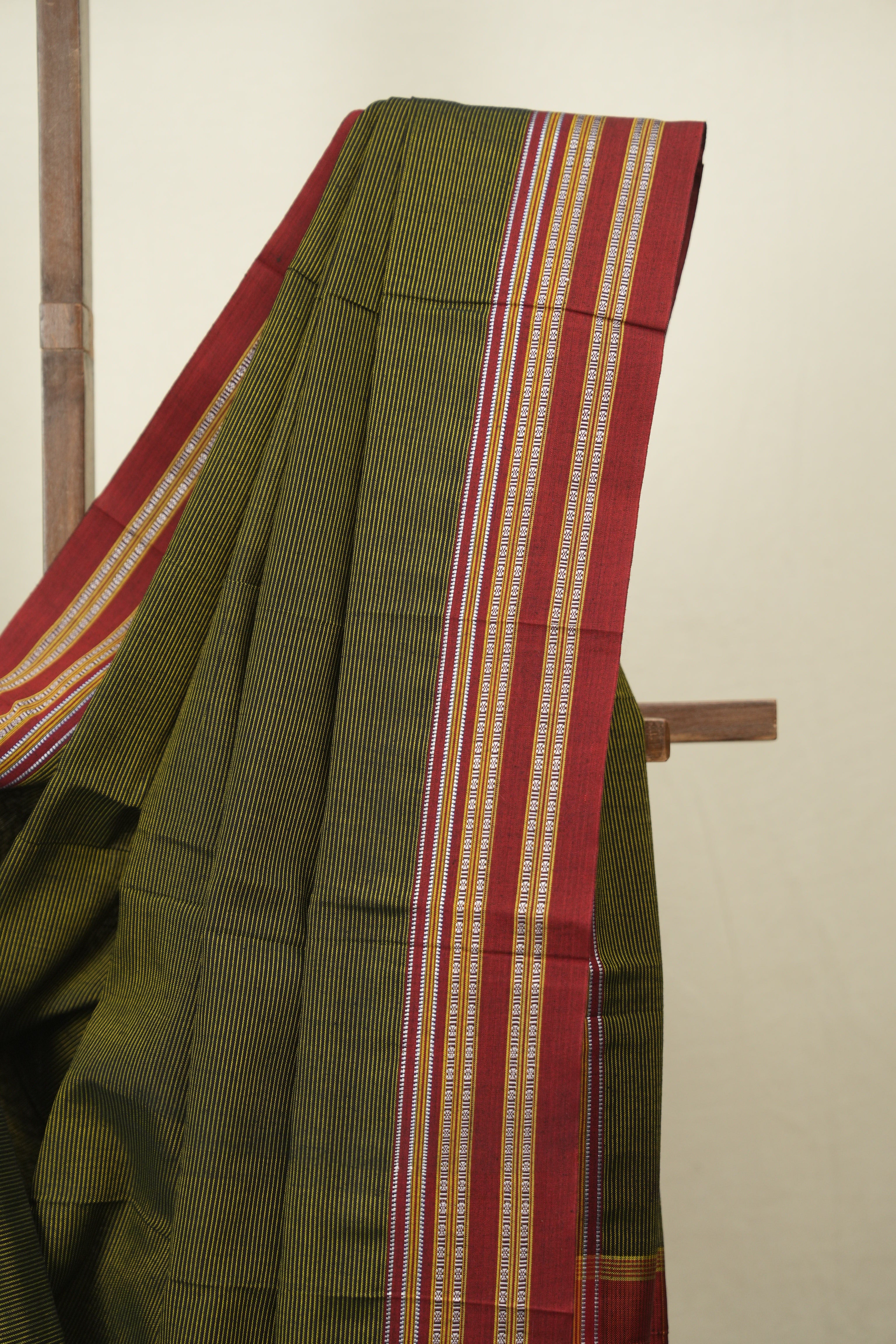 Moss Cotton IIkal Saree - SRMCIS1102