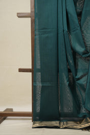 Peacock Green Maheshwari Saree - SRPGMS898