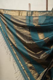 Peacock Green Maheshwari Saree - SRPGMS898