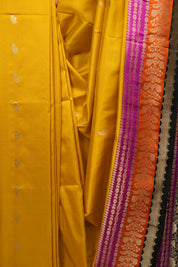 Yellow Banarasi Silk Saree - SRYBSS956
