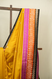 Yellow Banarasi Silk Saree - SRYBSS956