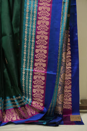 Green Banarasi Silk Saree - SRGBSS955