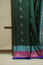 Green Banarasi Silk Saree - SRGBSS955