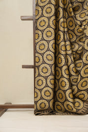 Black HBP Modal Silk Saree - SRBMSS75EX