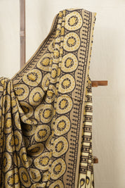 Black HBP Modal Silk Saree - SRBMSS75EX