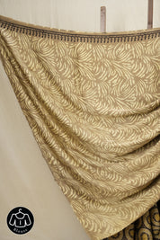 Black HBP Modal Silk Saree - SRBMSS75EX