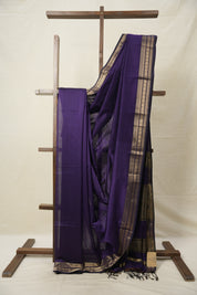 Purple Maheshwari Saree - SRPMS888