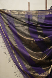 Purple Maheshwari Saree - SRPMS888