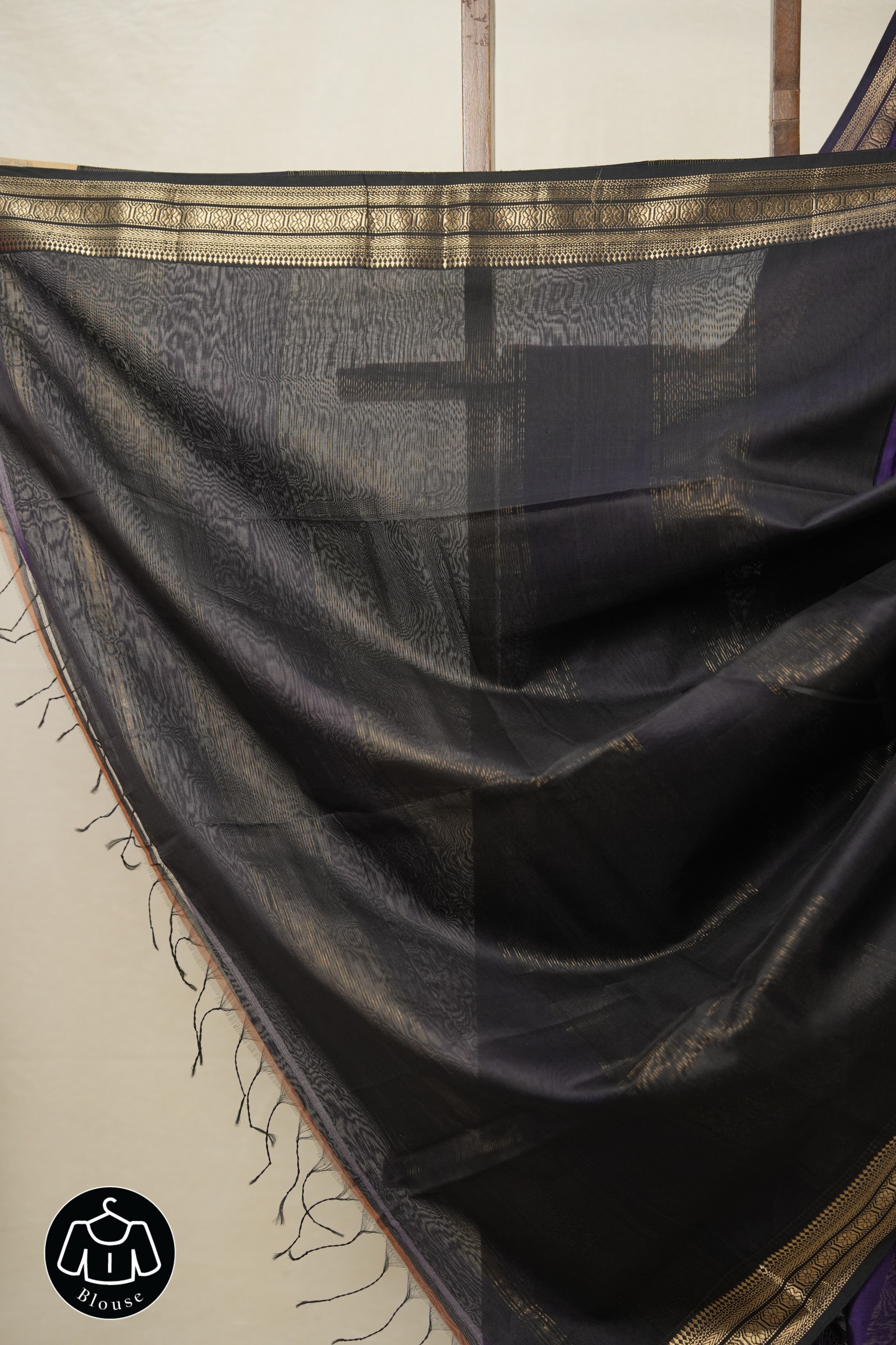 Purple Maheshwari Saree - SRPMS888