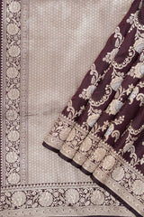 Pushpanjali Banarasi Silk Saree - Saavari - SSPBSS561