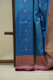 Blue Banarasi Silk Saree - SRBBSS952