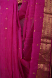 Deep Rani Pink Chanderi Silk Saree - SRDRPCSS502