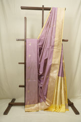 Lavender Banarasi Silk Saree - SRLBSS951