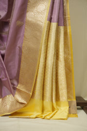 Lavender Banarasi Silk Saree - SRLBSS951