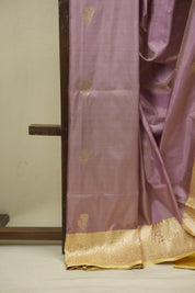 Lavender Banarasi Silk Saree - SRLBSS951