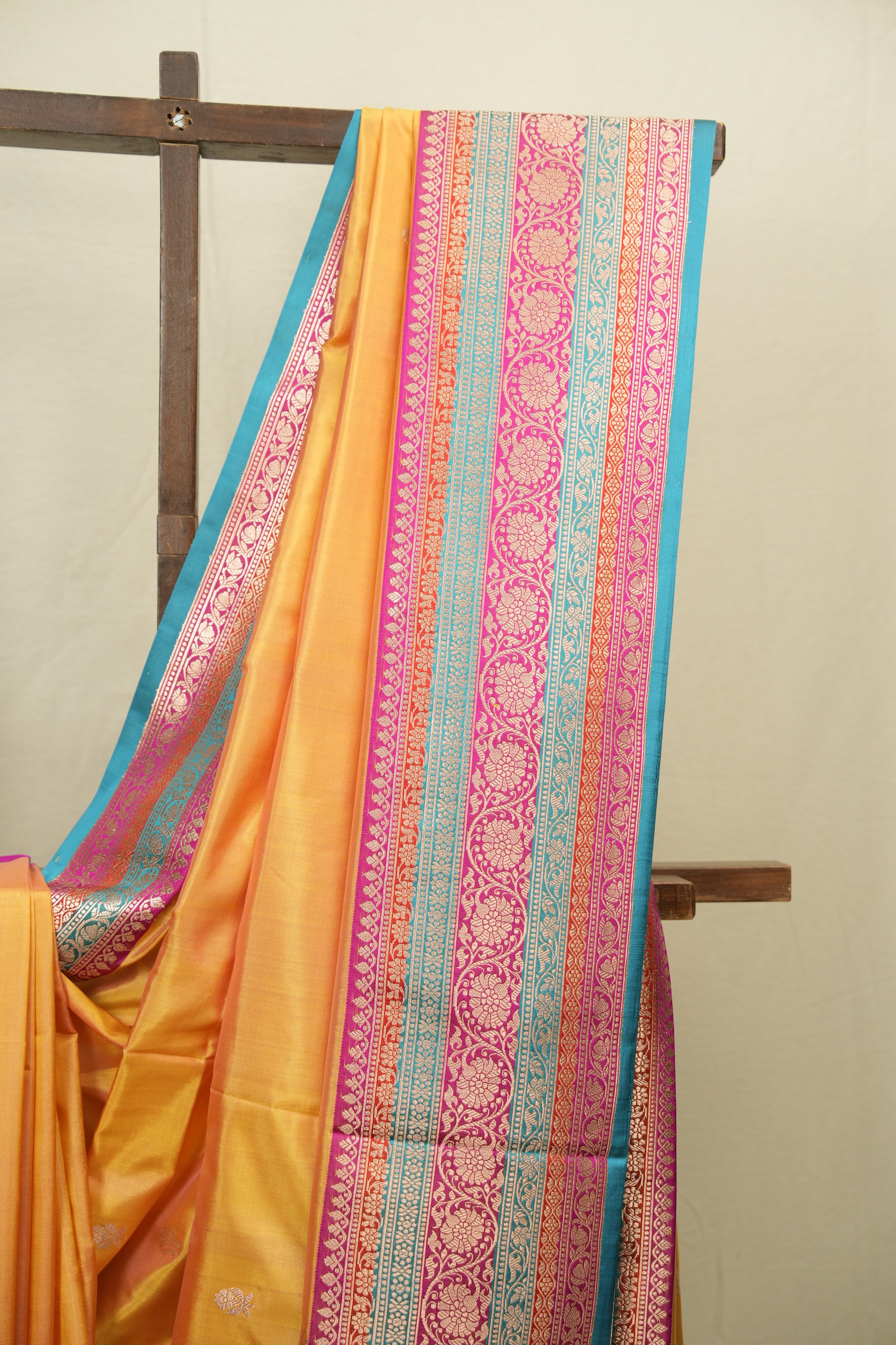 Yellow Banarasi Silk Saree - SRYBSS950