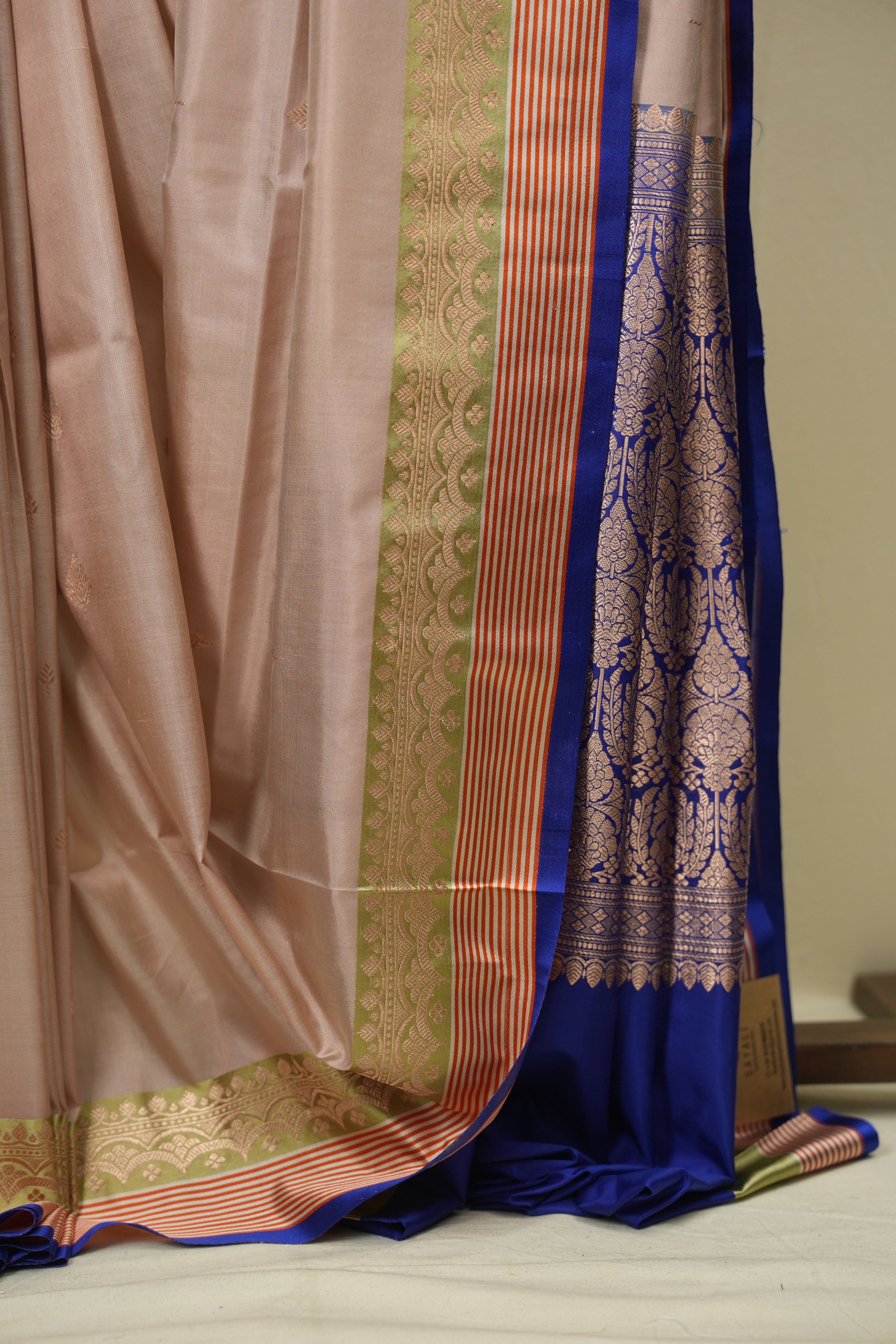 Powder Pink Banarasi Silk Saree - SRPPBSS949