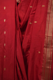 Red Silk Paithani Saree - SRRSPS816