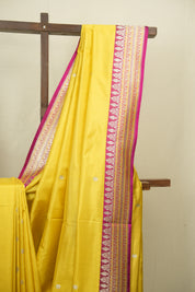 Lemon Yellow Banarasi Silk Saree - SRLYBSS948