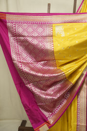 Lemon Yellow Banarasi Silk Saree - SRLYBSS948