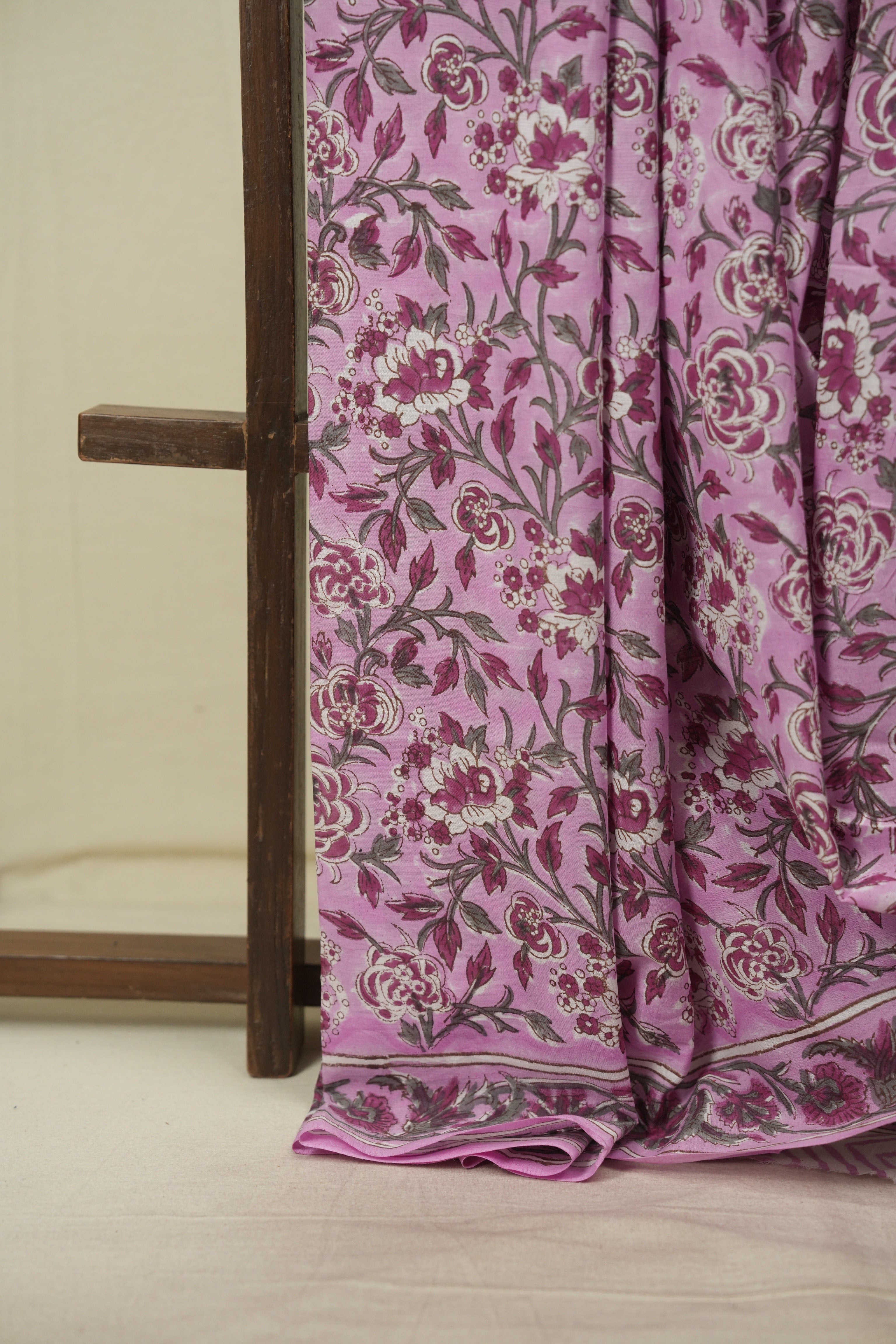 Pink HBP Cotton Saree - SRPCS3697