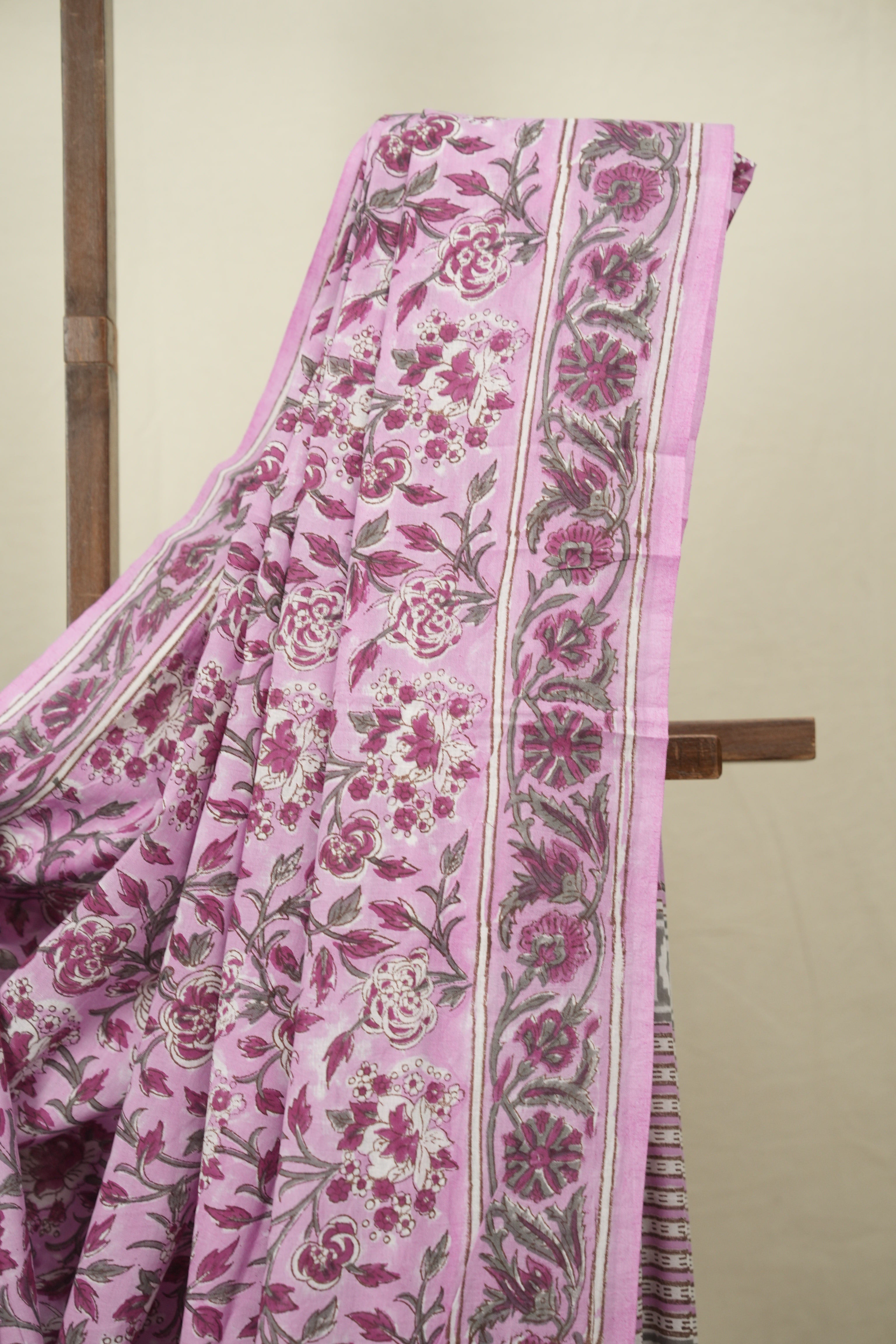 Pink HBP Cotton Saree - SRPCS3697