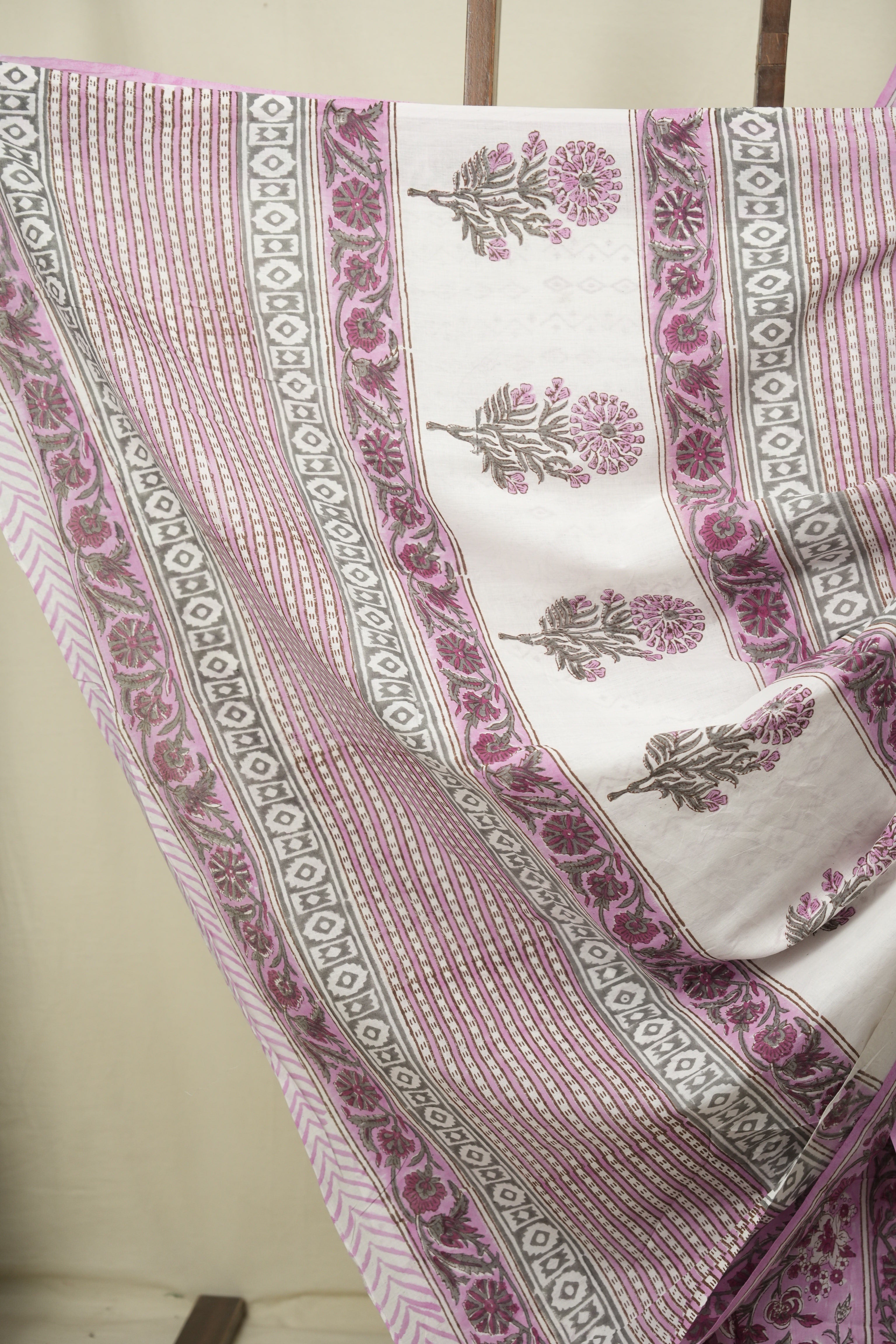 Pink HBP Cotton Saree - SRPCS3697
